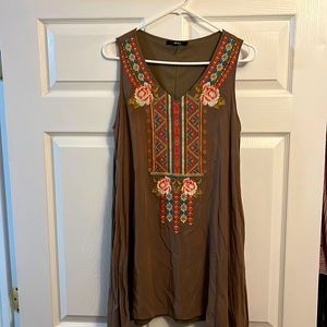 Andree southwest embroidered dress